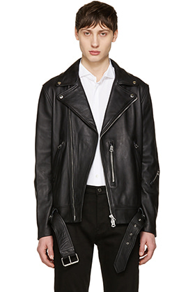 A &#039;NATE&#039; Leather Riders Jacket