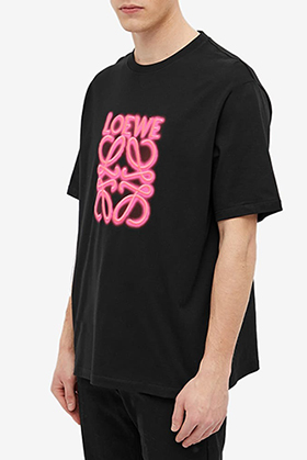 L Neon Logo Effect T-Shirts